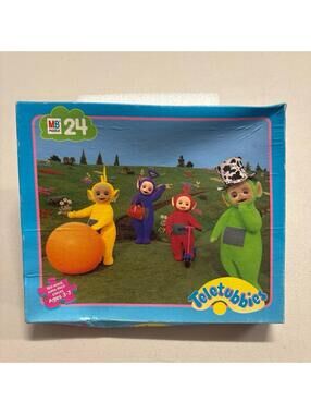 NIB Vintage 1999 Teletubbies 24 piece puzzle Milton Bradley